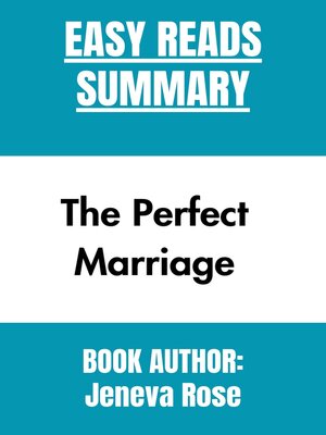 cover image of The Perfect Marriage  by  Jeneva Rose